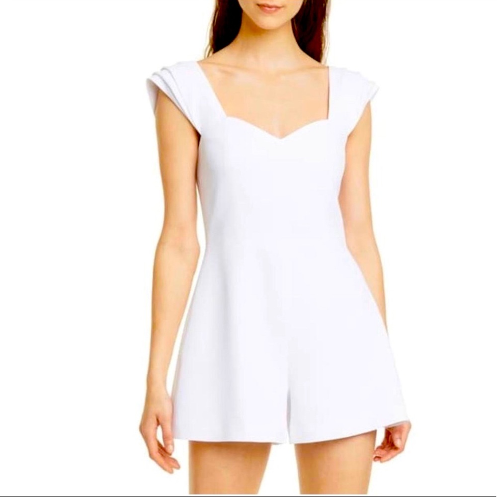White shorts romper! Perfect for a bachelorette